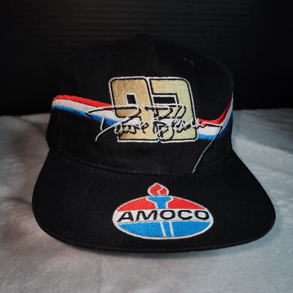 Dave Blaney #93 Amoco Snapback Hat Gas Oil 1998 Inaugural Season Nascar VTG‎ 90s